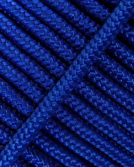 Corde djembé renforcée PES 4 mm Bleu de France 100 m