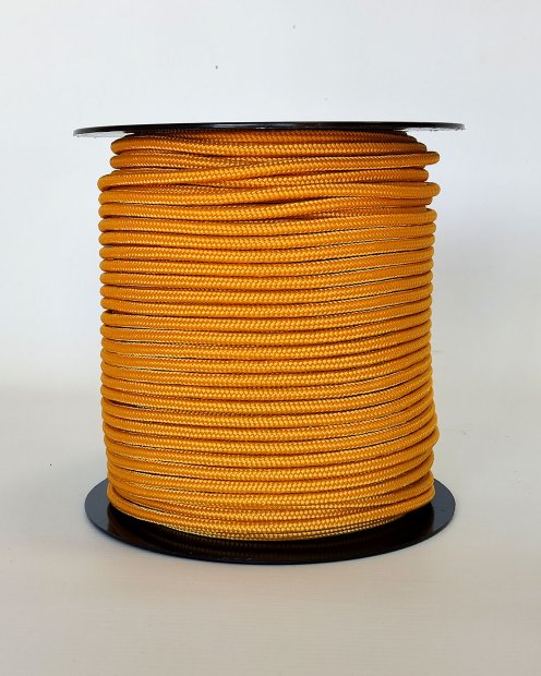 Corde djembé renforcée PES 5 mm Orange clair 100 m