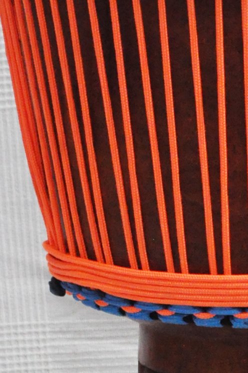 Corde djembé renforcée PES 5 mm Orange fluo 100 m