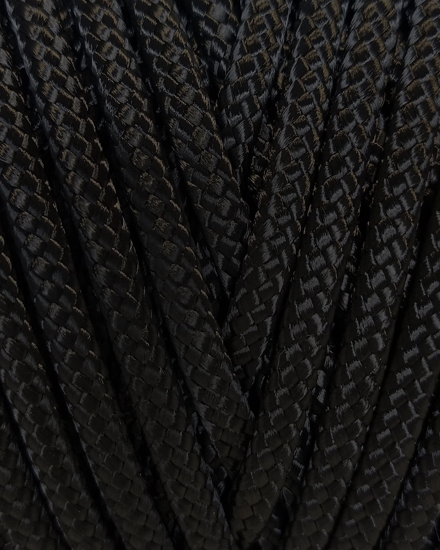 Corde Tressee Ø4 Noir - Corde tressée djembé 4 mm noire - Corde pour djembe  tambour