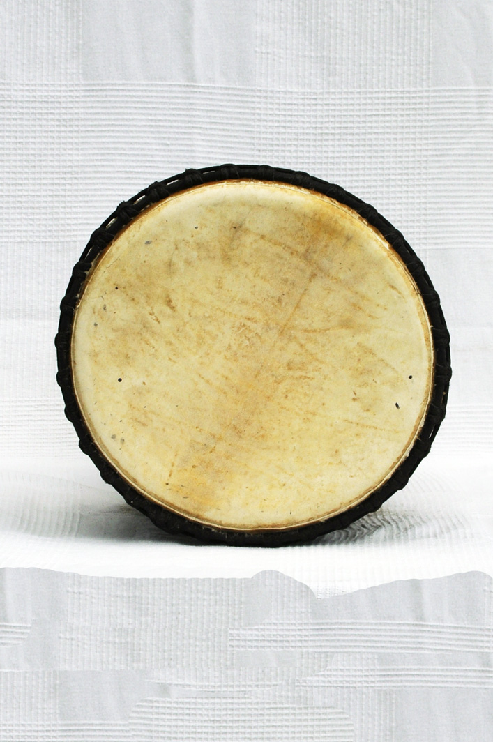 Peau De Tambour 50 Cm En Peau De Chèvre Vieillie - Pour Djembe Et Percussions