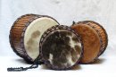 Set de trois mini-doumdoums Ghana : acheter set dunduns (dununs, doundouns)