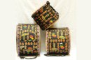 Set de trois mini-doumdoums Ghana : acheter set dunduns (dununs, doundouns)