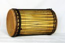 Dundun sangban montage traditionnel en melina - Tambour doumdoum de Guinée