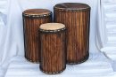 Set de dununs de Guinée en guéni (bois de balafon)