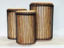 Ensemble de tambours basses dunun - Set de doundouns de Guinée