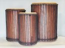 Ensemble de tambours basses dunun - Set de doundouns de Guinée