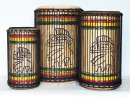 Ensemble de tambours basses dunun - Set de doundouns de Guinée
