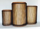 Ensemble de tambours basses dunun - Set de doundouns de Guinée