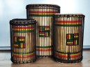 Ensemble de tambours basses dunun - Set de doundouns de Guinée