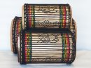 Ensemble de tambours basses dunun - Set de doundouns de Guinée