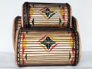 Ensemble de tambours basses dunun - Set de doundouns de Guinée