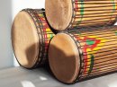 Ensemble de tambours basses dunun - Set de doundouns de Guinée 6658