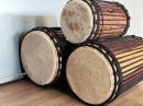 Ensemble de tambours basses dunun - Set de doundouns du Mali