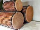 Ensemble de tambours basses dunun - Set de doundouns de Guinée 6661