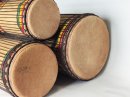 Ensemble de tambours basses dunun - Set doundouns Guinée