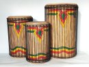 Ensemble de tambours basses dunun - Set de doundouns de Guinée 6658