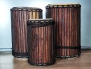 Ensemble de tambours basses dunun - Set de doundouns du Mali