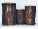 Ensemble de tambours basses dunun - Set de doundouns de Guinée