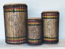 Ensemble de tambours basses dunun - Set de doundouns de Guinée