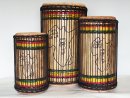 Ensemble de tambours basses dunun - Set de doundouns de Guinée