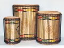 Ensemble de tambours basses dunun - Set doundouns Guinée 6519