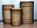 Ensemble de tambours basses dunun - Set de doundouns de Guinée