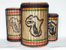 Ensemble de tambours basses dunun - Set de doundouns de Guinée