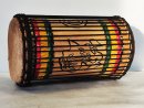 Tambours basses dunun - Doundoun kenkeni de Guinée montage 4 fers