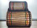 Ensemble de tambours basses dunun - Set de doundouns de Guinée