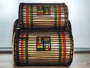 Ensemble de tambours basses dunun - Set de doundouns de Guinée