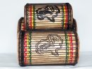 Ensemble de tambours basses dunun - Set de doundouns de Guinée