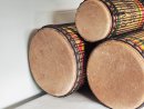 Ensemble de tambours basses dunun - Set de doundouns de Guinée 6659