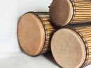 Ensemble de tambours basses dunun - Set de doundouns de Guinée 6615