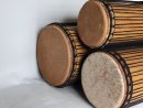 Ensemble de tambours basses dunun - Set de doundouns de Guinée 6616