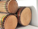 Ensemble de tambours basses dunun - Set de doundouns de Guinée 6658