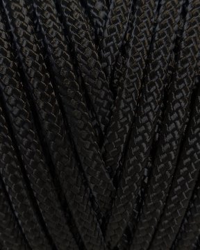 Braided Coton Corde Gris - 6 mm