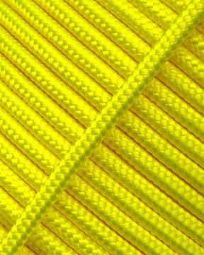 Corde tambour djembé renforcée PES 5 mm Jaune fluo 20 m