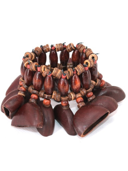 Hochet à graines africain - Bracelet hochet Entada CRE16A
