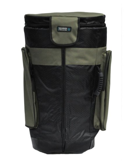 Housse djembé Percussion Africaine Premium XL Kaki