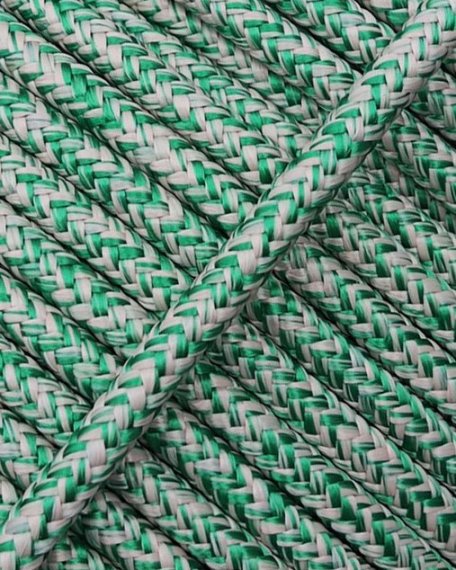 Corde renforcée pour tambour djembé 5 mm Beige / Vert 20 m