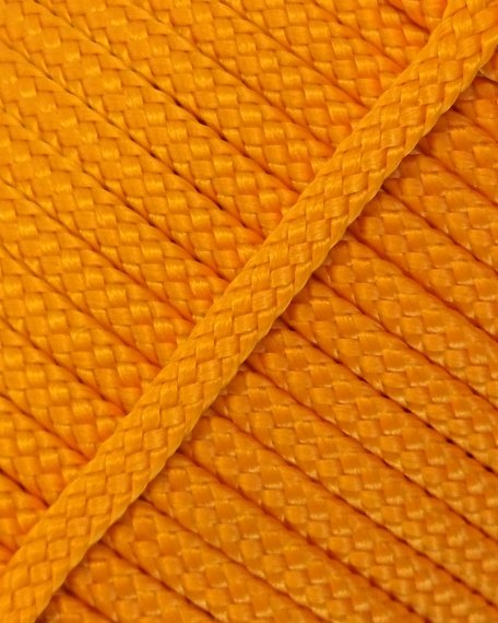 Corde tambour djembé creuse PES 4 mm Orange clair 100 m