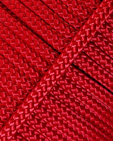 Corde djembé creuse PES 6 mm Rouge 100 m