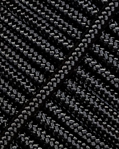 Corde tambour djembé renforcée PES 5 mm Charbon 100 m