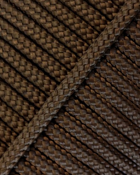 Corde tambour djembé creuse PES 4 mm Moka 20 m