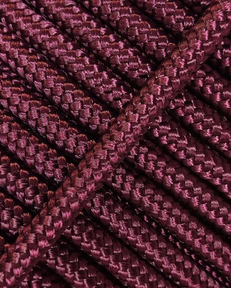 Corde tambour djembé renforcée PES 4 mm Bordeaux 10 m