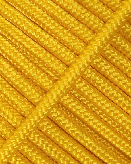 Corde tambour djembé renforcée PES 4 mm Jaune tournesol 10 m