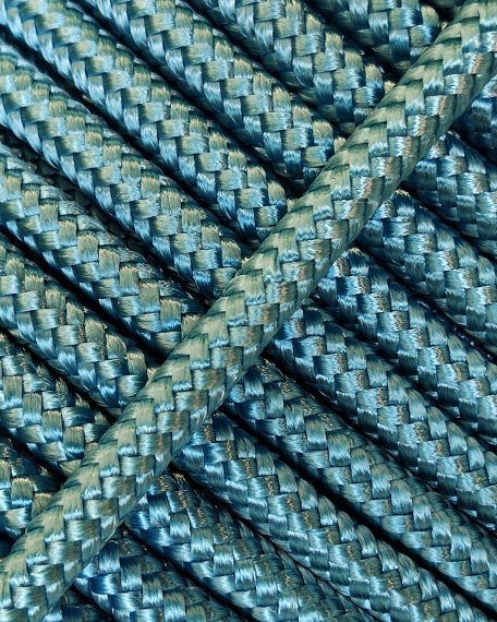 Corde tambour djembé renforcée PES 5 mm Bleu pastel 100 m