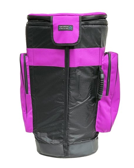 Housse djembé Percussion Africaine Premium XL Mauve