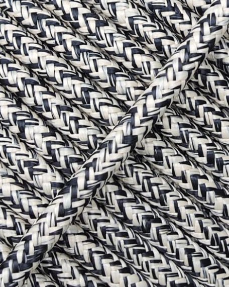 Corde renforcée pour tambour djembé 5 mm Beige / Noir 100 m